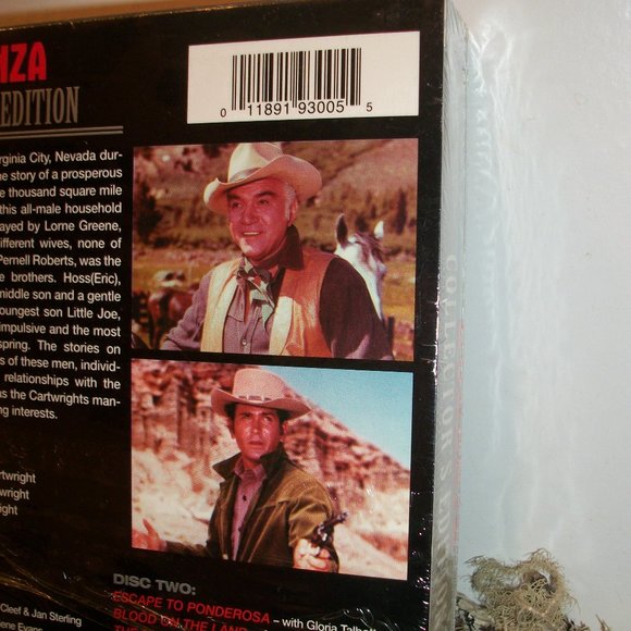 BONANZA Collectors Edition NEW SEALED Two Pack DVD Set 8 Episodes on 2 DVD's - Picture 8 of 11